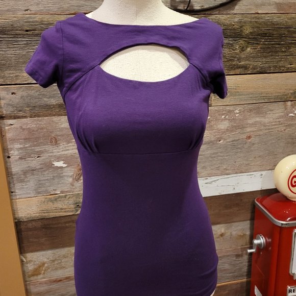 Express top.  Purple.  - 2 For $10 - Picture 1 of 2